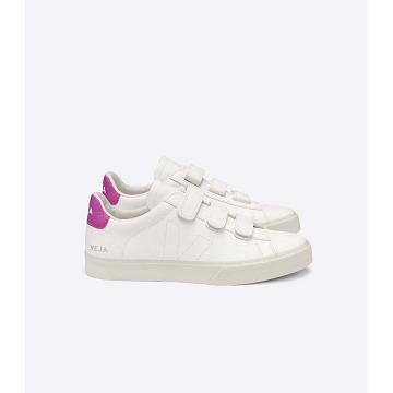 Veja RECIFE CHROMEFREE Tornacipő Női White/Purple | HU 624DFM